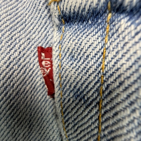 Vintage Levis 505 Jeans Mens 34x30 (Fits 32x28.5) Blue Regular Fit Denim Y2K - Picture 11 of 16